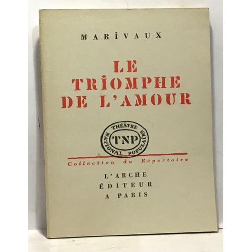 Le Triomphe De L'amour - Tnp Théâtre National Populaire Collection ... on Productcaster.