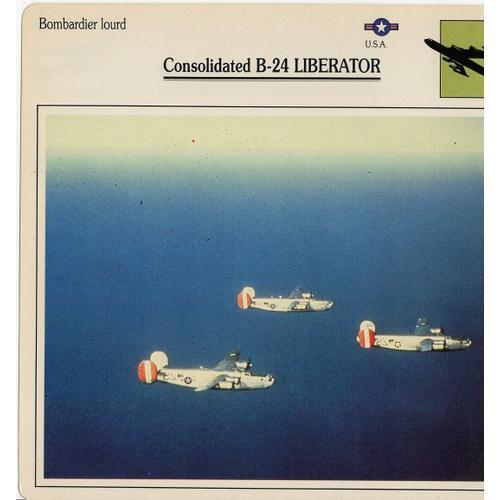 Fiche Avion Consolidated B-24 Liberator on Productcaster.