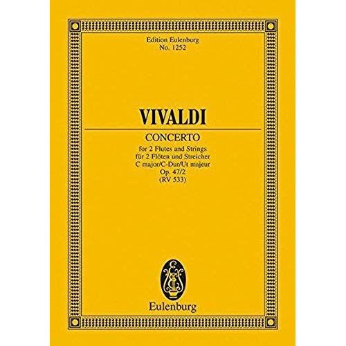 Concerto Grosso C Major Op. 47/2 Rv 533/Pv 76 / Conducteur De Poche on Productcaster.