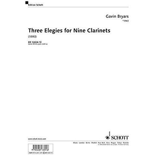 Three Elegies For Nine Clarinets / Score + Parties De Partitions on Productcaster.