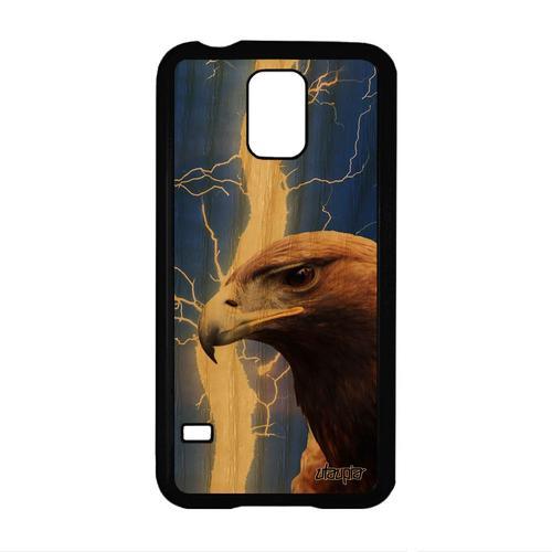 Coque Silicone S5 En Bois Et Aigle Oiseau Royal Etui Tpu Smartphone... on Productcaster.