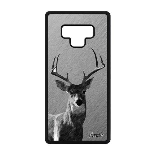 Coque Cerf Telephone Galaxy Note 9 Silicone Foret Solide Brame Pas ... on Productcaster.