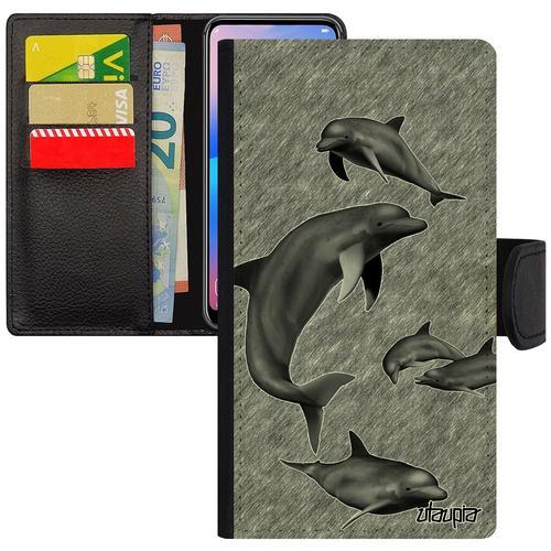 Coque Dauphin J7 2017 Pro Cuir Porte Cartes Silicone Telephone Gris... on Productcaster.