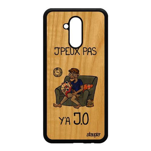 Coque J'peux Pas Y'a Jo Pour Huawei Mate 20 Lite En Bois Silicone E... on Productcaster.