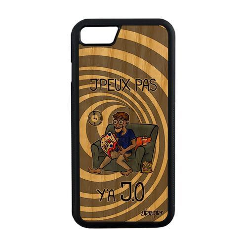 Coque Iphone 7 Bois Silicone J'peux Pas Y'a Jo Humour Housse Teleph... on Productcaster.