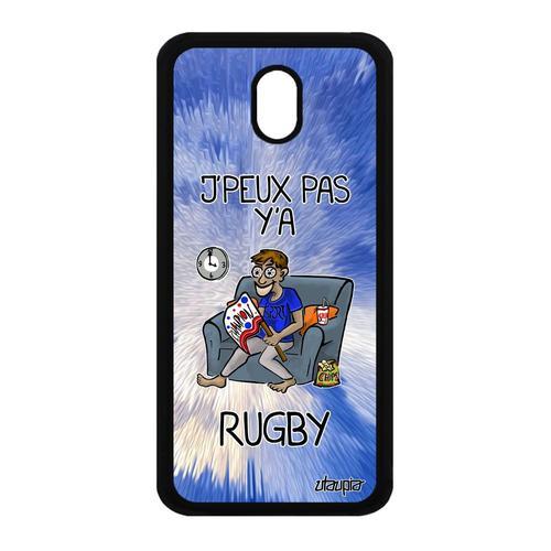 Coque Pour Samsung Galaxy J3 2017 Silicone J'peux Pas Y'a Rugby Tel... on Productcaster.