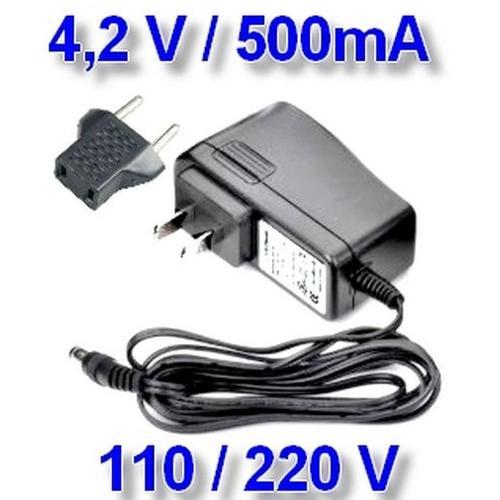 Chargeur Secteur 220 V / 4,2 Volts / 500ma - (Pour Lampe Frontale /... on Productcaster.