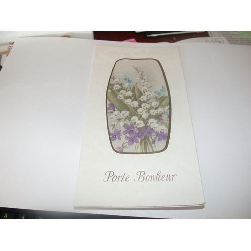 Carte Postale Ancienne Porte Bonheur Muguet on Productcaster.