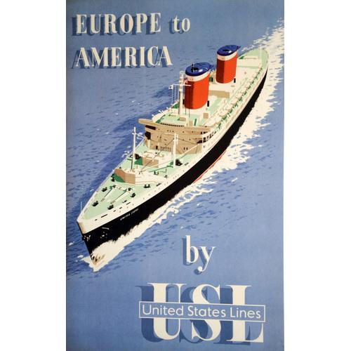 Affiche United States Lines on Productcaster.