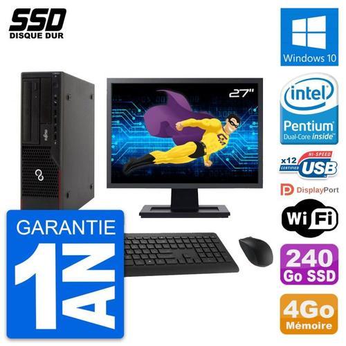 PC Fujitsu E910 DT Ecran 27" Intel G630 RAM 4Go SSD 240Go Windows 1... (Reconditionné) on Productcaster.