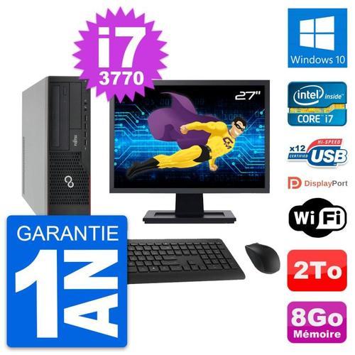 PC Fujitsu E910 DT Ecran 27" Intel i7-3770 RAM 8Go Disque 2To Windo... (Reconditionné) on Productcaster.