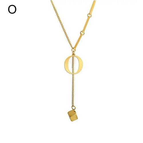 O Collier Avec Pendentif De 26 Lettres De Lalphabet Pour Femmes Col... on Productcaster.