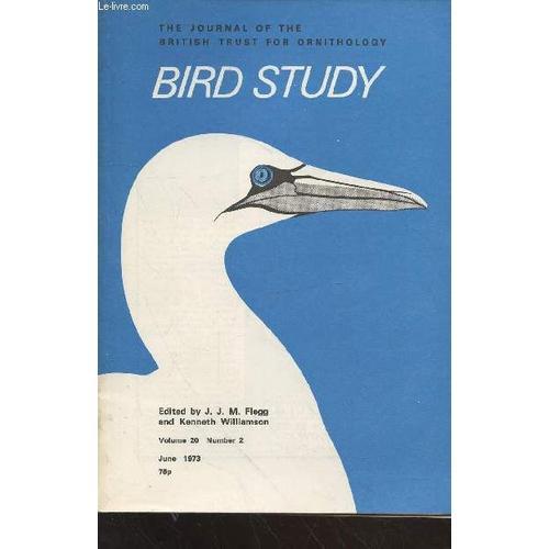 Bird Study Vol 20 N° 2 June 1973 : The Journal Of The British Trust... on Productcaster.