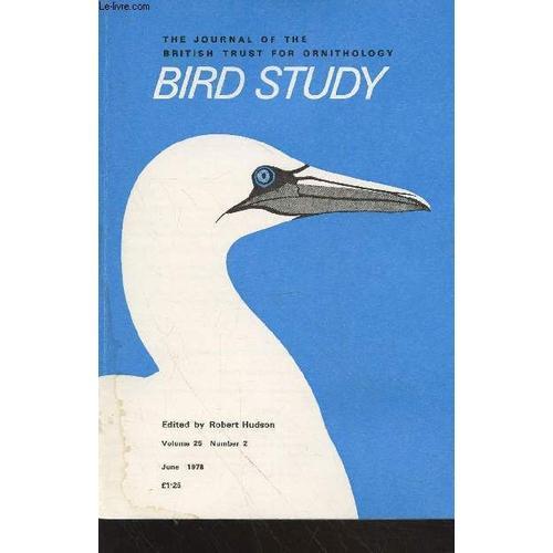 Bird Study Vol 25 N°2 June 1978 : The Journal Of The British Trust ... on Productcaster.