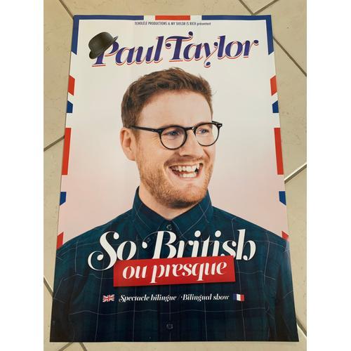 Paul Taylor - So British Ou Presque - 40x60 Cm - Affiche / Poster E... on Productcaster.