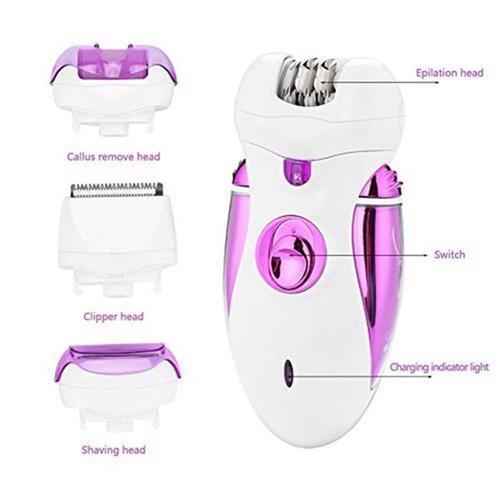 Epilateur Rechargeable Femmes 4-En-1 Electrique Rechargeable Epilat... on Productcaster.