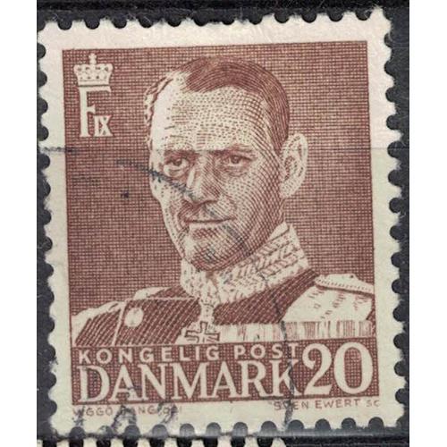 Danemark 1950 Oblitéré Used King Frederik Ix Roi Frédéric Ix 20 Ore... on Productcaster.