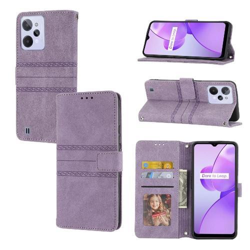 Flip Étui Pour Realme C31 Bicelle Protection Antichoc Cuir Pu Étui ... on Productcaster.