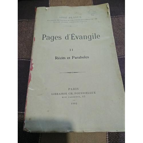 Pages D'evangiles. Ii, Récits Et Paraboles on Productcaster.