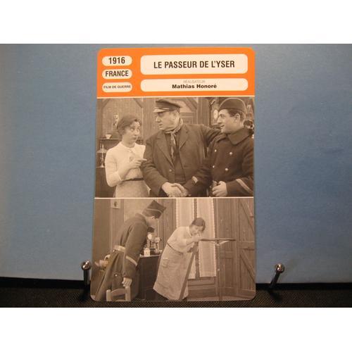 Fiche Monsieur Cinéma - Le Passeur De L'yser - 1916 on Productcaster.