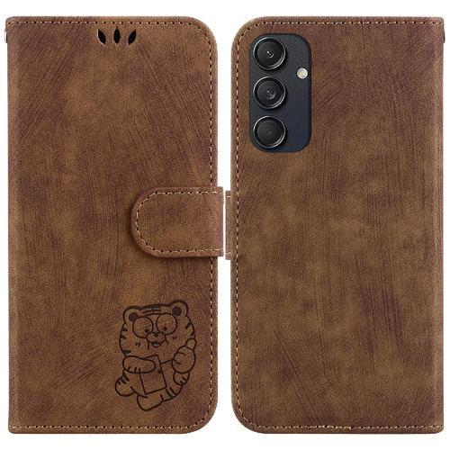 Étui Pour Samsung Galaxy M55 5g Tigre Mignon En Relief Étui Portefe... on Productcaster.