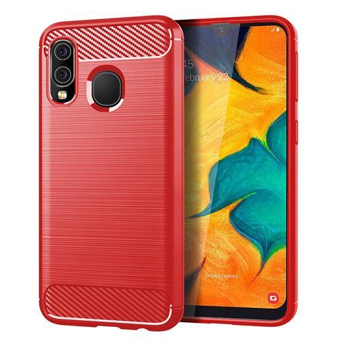 Etui Housse Samsung Galaxy A40 Silicone Antichoc Coque Fibre De Car... on Productcaster.