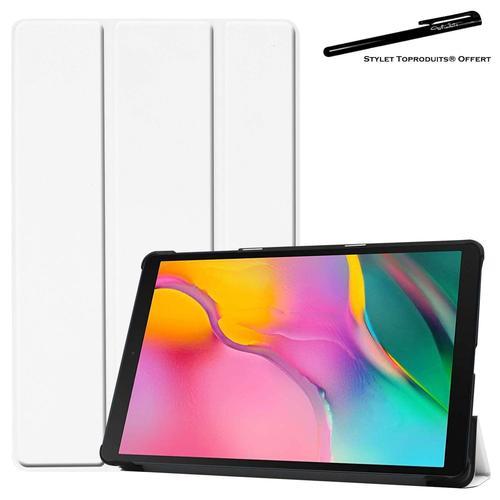 Coque Smart Blanc Premium Pour Samsung Galaxy Tab A 10.1 2019 T510 ... on Productcaster.