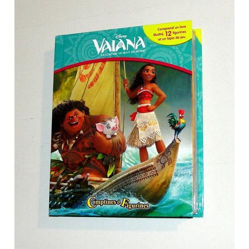 Comptines Et Figurines Vaiana Disney + Livre Tapis Et Lot De 12 Fig... on Productcaster.