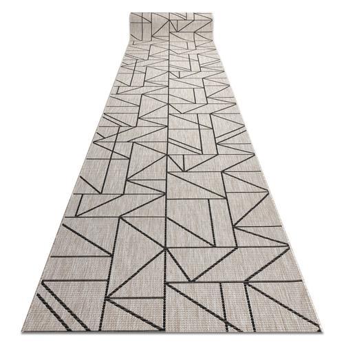 100x840 Cm Tapis De Couloir Sizal Floorlux Modèle 20605 Triangles, ... on Productcaster.