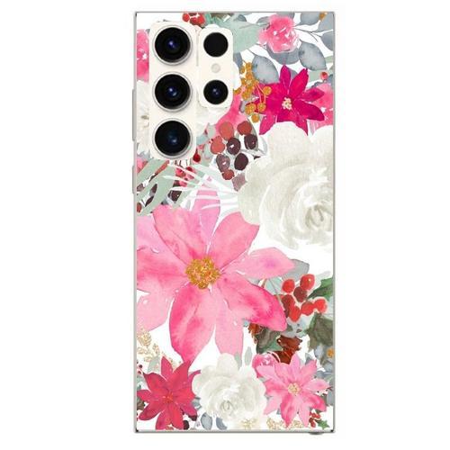 Coque Pour Galaxy S22 Ultra Feur Rose on Productcaster.