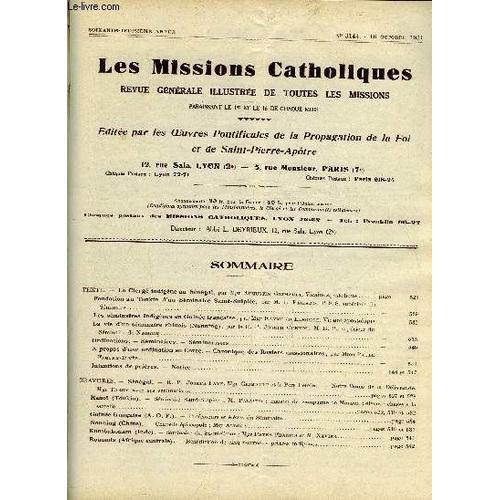 Les Missions Catholiques N° 3144 - Le Clergé Indigène Au Sénégal Pa... on Productcaster.