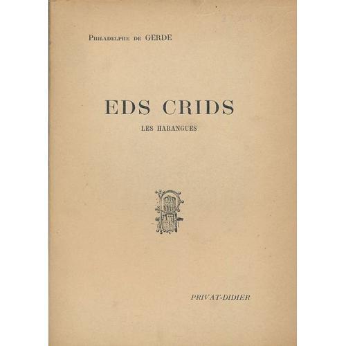 Eds Crids. Les Harangues on Productcaster.