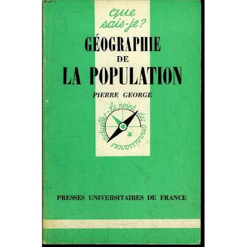 Que Sais-Je? N° 1187 Géographie De La Population on Productcaster.