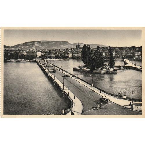 Geneve .Les Ponts . L' Ile Rousseau on Productcaster.