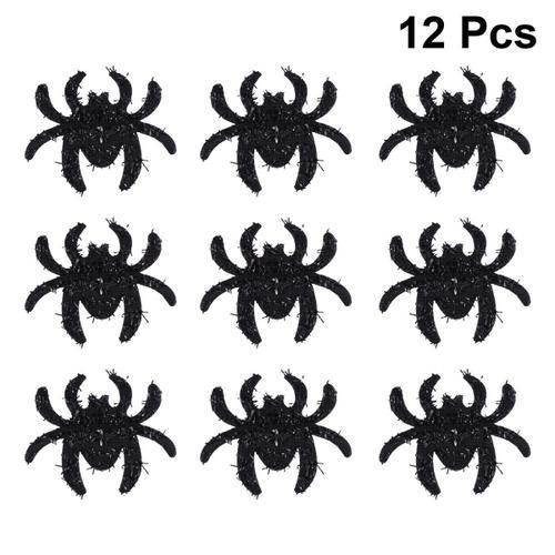 12 Pieces Halloween Non-Tisse Patch Araignee Mignonne Patch Autocol... on Productcaster.