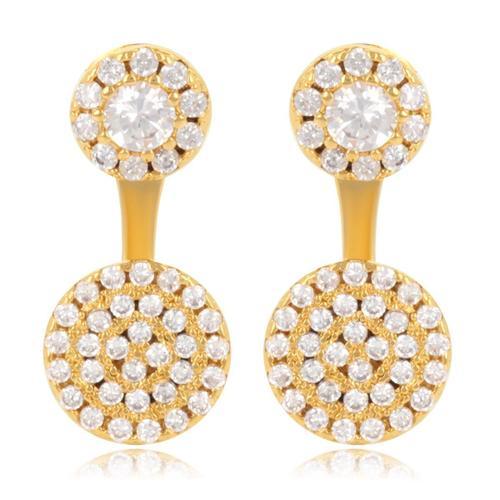 Les Trésors De Lily R2063 - Boucles Contours De Lobes Plaqué Or 'si... on Productcaster.