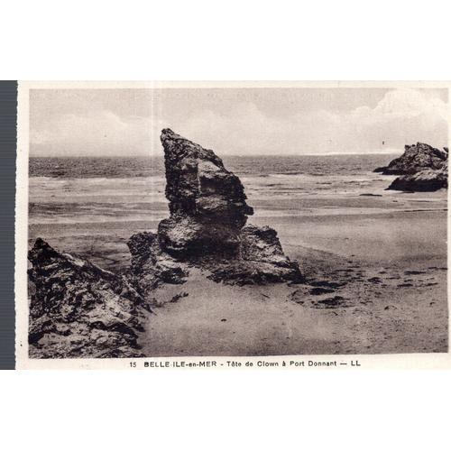 Carte Postale De Belle-Ile En Mer (Morbihan) Tête De Clown À Port D... on Productcaster.