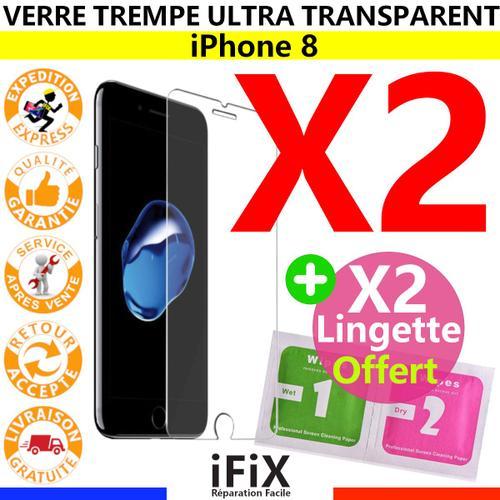 Protection Verre Trempe Ecran Iphone 8 (X2) on Productcaster.