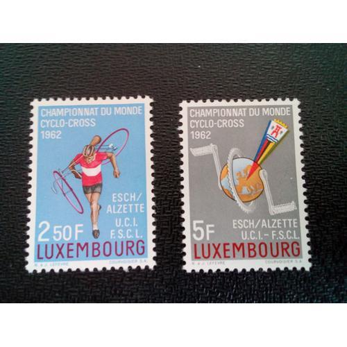 Timbre Luxembourg Yt 609 - 610 Séries: Championnats Du Monde 1962 (... on Productcaster.