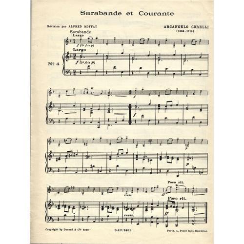 Sarabande Et Courante - Piano + Violon on Productcaster.