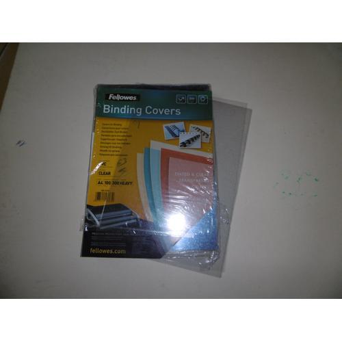 Couverture Pour Reliure Cristal Incolore 30/100è Fellowes 53763 Lot... on Productcaster.