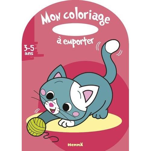 Mon Coloriage À Emporter - Chat on Productcaster.