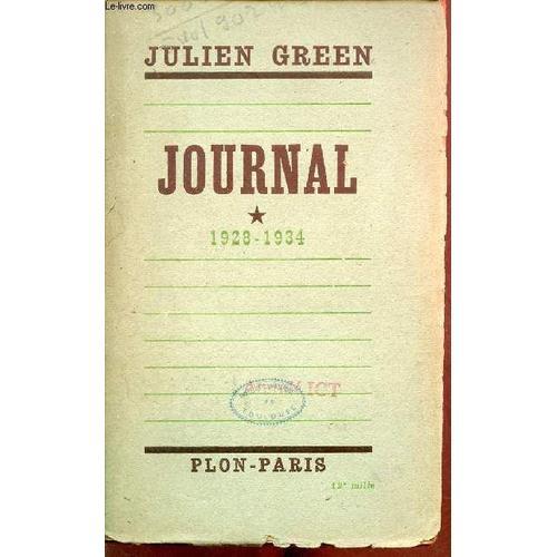 Journal - Tome 1 : 1928-1934. on Productcaster.