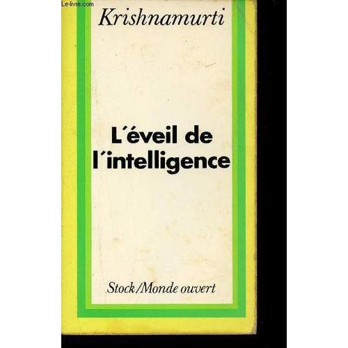 L Éveil De L Intelligence - Collection Monde Ouvert. on Productcaster.