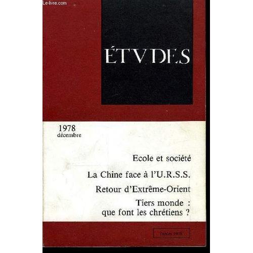 Etudes Tome 349 N° 12 - Retour D Extrême Orient Par J. Sommet, Quan... on Productcaster.