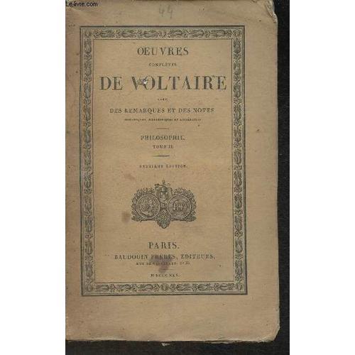 Oeuvres De Voltaire Avec Des Remarques Et Des Notes Historiques, Sc... on Productcaster.