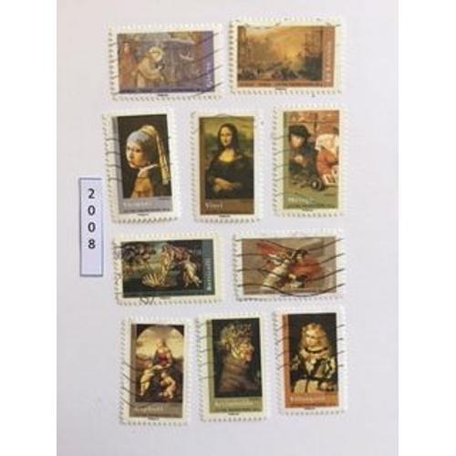 Série Complète De 10 Timbres Oblitérés on Productcaster.