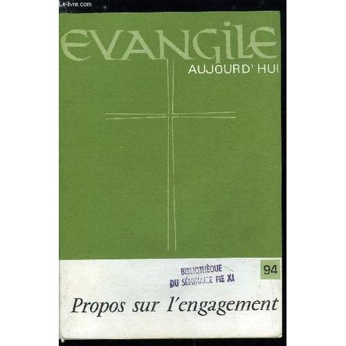 Evangile Aujourd Hui N° 94 - Pour Débroussailler L Engagement Par G... on Productcaster.