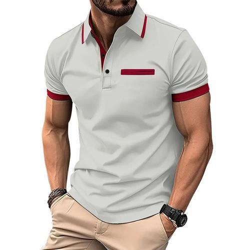 Polo Homme De Sport Golf Tennis Manche Courte Fit Grande Vêtements ... on Productcaster.