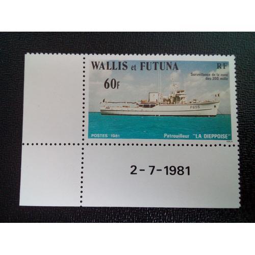 Timbre Wallis Et Futuna Yt 279 Navire La Dieppoise 1981 ( 30504 ) on Productcaster.